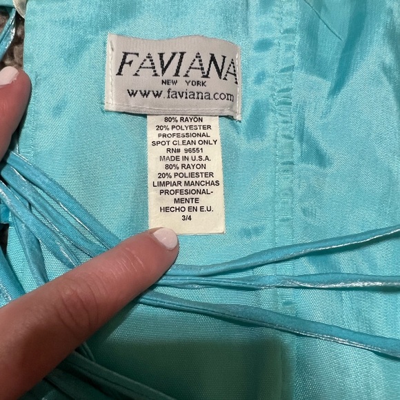 Faviana Strapless Two-Piece Prom Dress - Picture 7 of 10